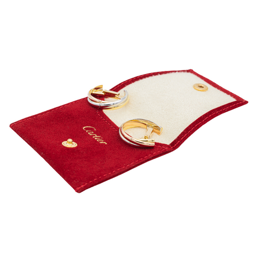 Boutons de manchette Cartier Trinity - Boutons de manchette en or jaune, rose et blanc 58 Facettes 1292298CN