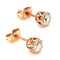 Bague Boucles d’oreilles solitaires en or 14k avec diamants taille rose 58 Facettes 15BD9B68E61D4F4BAD6E0CEF12A04AB0