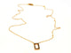Collier Collier en or rose 18 carats avec diamants noirs 58 Facettes 579204RV