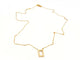 Collier Collier en or rose 18 carats avec diamants noirs 58 Facettes 579204RV