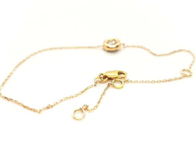 Bracelet Bracelet en or rose 18 carats avec diamant 58 Facettes 579021RV
