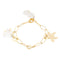 Bracelet Bracelet à breloques en or jaune 18 carats et nacre 58 Facettes 1888323CN