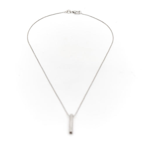 Collier Collier maille vénitienne en or blanc 18 carats 58 Facettes 1613491CN