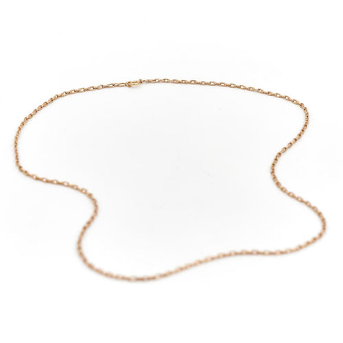 Collier Collier maille forçat en or jaune 18 carats 58 Facettes 1641726CN