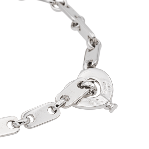 Bracelet Cartier Fidelity - Bracelet en or blanc 18 carats 58 Facettes 2133831CN