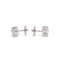 Boucles d'oreilles Boucles d’oreilles puces - Diamants taille brillant en or blanc 18 carats 58 Facettes 1931129CN