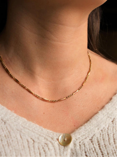 Collier Collier chaîne en or jaune 18 carats 42 cm 58 Facettes 1835753CN