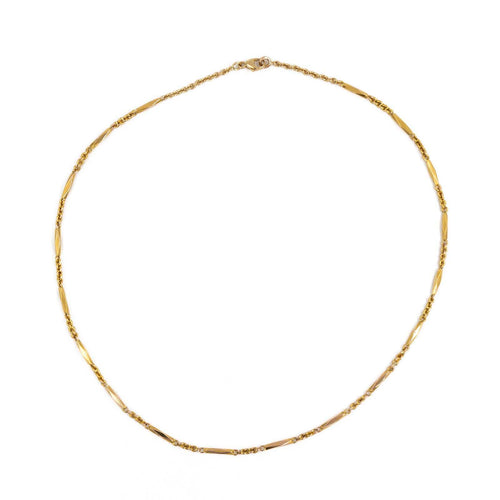 Collier Collier chaîne en or jaune 18 carats 42 cm 58 Facettes 1835753CN