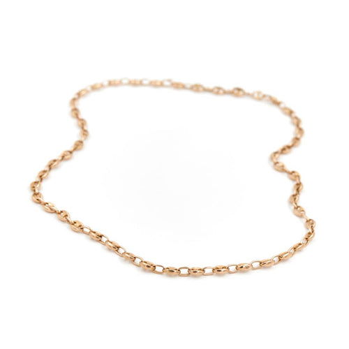 Collier Collier maille grain de café en or jaune 58 Facettes 1660472CN