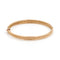 Bracelet Bracelet jonc ovale torsadé en or jaune 18 carats 58 Facettes 1668307CN