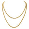 Collier Collier maille corde en or jaune 18 carats 58 Facettes 1696360CN