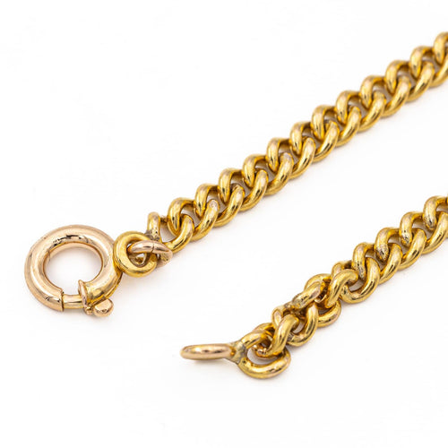 Bracelet Bracelet maille gourmette en or jaune 18 carats 58 Facettes 2024152CN