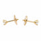 Boucles d'oreilles Boucles d'oreilles puces en or jaune 18 carats et diamants 58 Facettes 2295036CN
