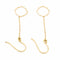 Boucles d'oreilles Transparence - Boucles d'oreilles pendantes en or jaune 18 carats 58 Facettes 578915RV