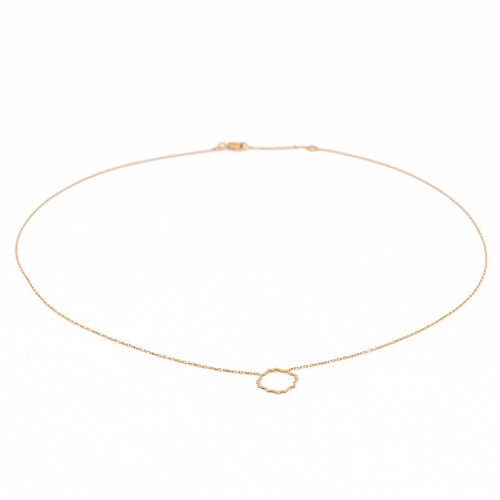 Collier Collier Transparence - Collier en or rose 18 carats 58 Facettes 578943RV