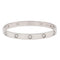 Bracelet Cartier Love - Bracelet jonc en or blanc et diamants 58 Facettes 2470646CN