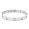 Bracelet Cartier Love - Bracelet jonc en or blanc et diamants 58 Facettes 2470646CN