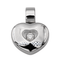 Pendentif Chopard Happy Diamonds - Pendentif cœur en or blanc et diamant mobile 58 Facettes 2308934CN