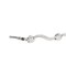 Collier Collier en or blanc 18 carats serti de diamants 58 Facettes 2363223CN