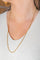 Collier Collier chaîne maille forçat en or jaune 18 carats 58 Facettes 2669403CN