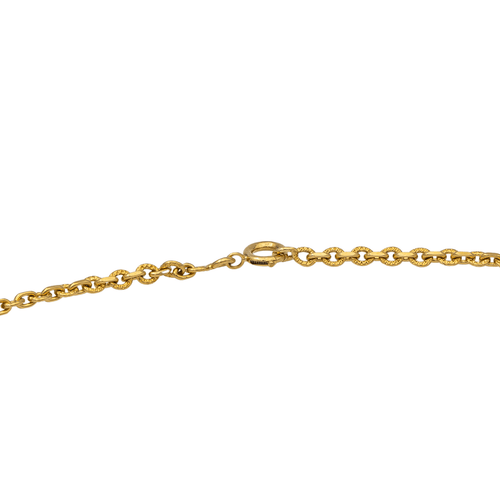 Collier Collier chaîne maille forçat en or jaune 18 carats 58 Facettes 2669403CN