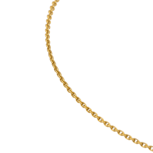 Collier Collier chaîne maille forçat en or jaune 18 carats 58 Facettes 2669403CN