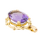 Pendentif Pendentif en or jaune 18 carats avec améthyste 58 Facettes 3105058CN
