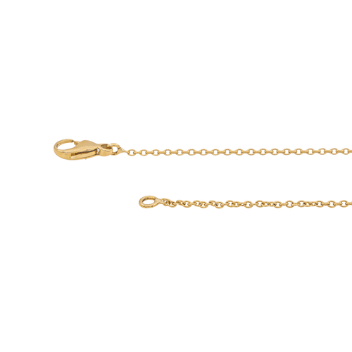 Collier Collier avec pendentif en or jaune et blanc 18 carats et diamants 58 Facettes 3073305CN