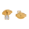 Boucles d'oreilles Boucles d'oreilles puces en or jaune et diamants 58 Facettes 3148550CN