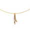 Collier Garel Trilogie - Collier en or jaune et or rose avec diamants 58 Facettes 2999631CN