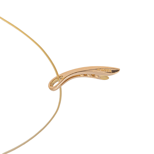 Collier Garel Trilogie - Collier en or jaune et or rose avec diamants 58 Facettes 2999631CN
