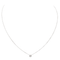 Collier Collier en or blanc 18 carats avec diamant taille brillant 58 Facettes 579048RV