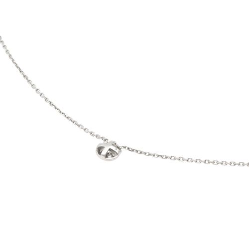 Collier Collier en or blanc 18 carats avec diamant taille brillant 58 Facettes 579048RV