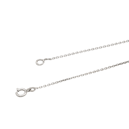 Collier Collier en or blanc 18 carats avec diamant taille brillant 58 Facettes 579048RV