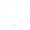 Collier Collier en or blanc 18 carats avec diamant taille brillant 58 Facettes 579048RV