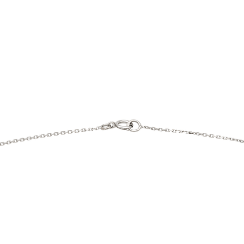 Collier Collier en or blanc 18 carats avec diamant taille brillant 58 Facettes 579048RV