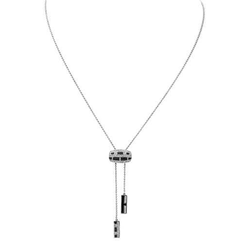 Collier Mauboussin Le vice et la vertu - Collier en or blanc et diamants 58 Facettes 2866597CN