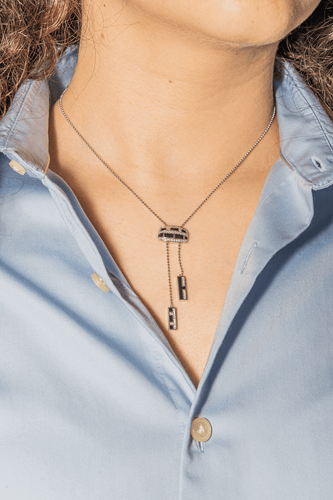 Collier Mauboussin Le vice et la vertu - Collier en or blanc et diamants 58 Facettes 2866597CN