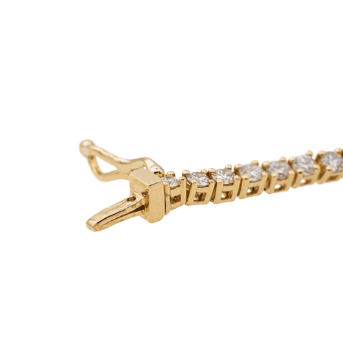 Bracelet Bracelet ligne en or jaune 18 carats et diamants 58 Facettes 3664468RV
