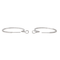 Boucles d'oreilles Créoles - Boucles d’oreilles en or blanc 18 carats et diamants 58 Facettes 3853169RV