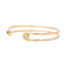 Bracelet Bracelet jonc en or jaune 18 carats avec diamant et saphir 58 Facettes 3105930CN