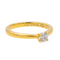 Bague 49 Juliette Paris - Bague solitaire en or jaune 18 carats et diamant 58 Facettes 2638323CN