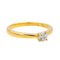 Bague 49 Juliette Paris - Bague solitaire en or jaune 18 carats et diamant 58 Facettes 2638323CN
