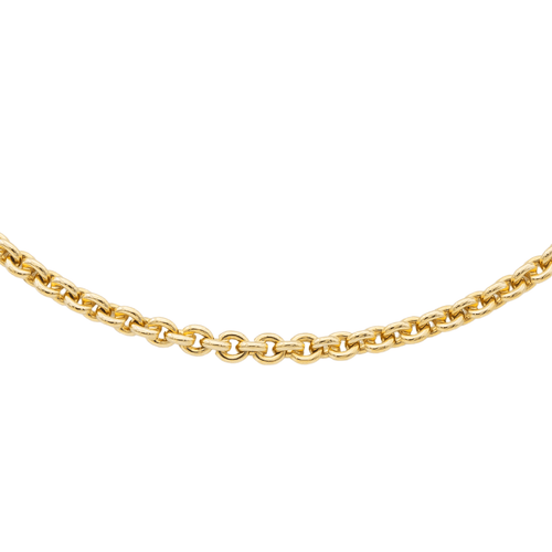 Collier Collier maille jaseron en or jaune 18 carats 58 Facettes 1132933CD