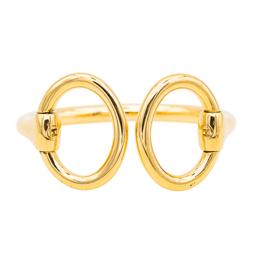 Bracelet Hermès Nausicaa - Bracelet jonc ouvrant en or jaune 58 Facettes 3748114CN
