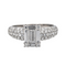 Bague 50 Bague en or blanc 18 carats et diamants 58 Facettes 3477502CN