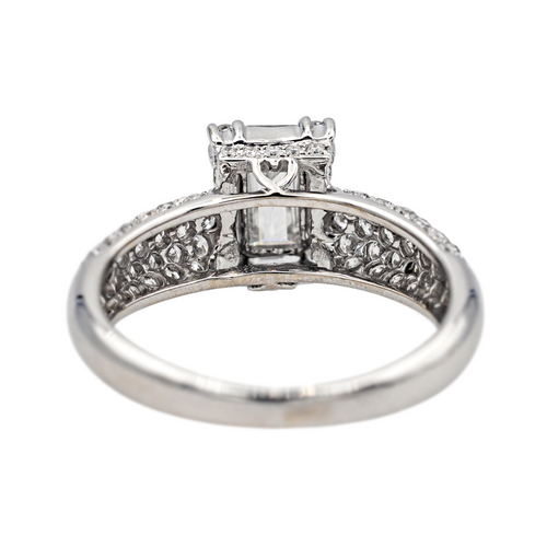Bague 50 Bague en or blanc 18 carats et diamants 58 Facettes 3477502CN