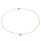 Collier Collier solitaire - Pendentif diamant en or rose 18 carats 58 Facettes 2360820CN