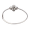 Bracelet Bracelet jonc en or blanc 18 carats serti de diamants 58 Facettes 4013368CN