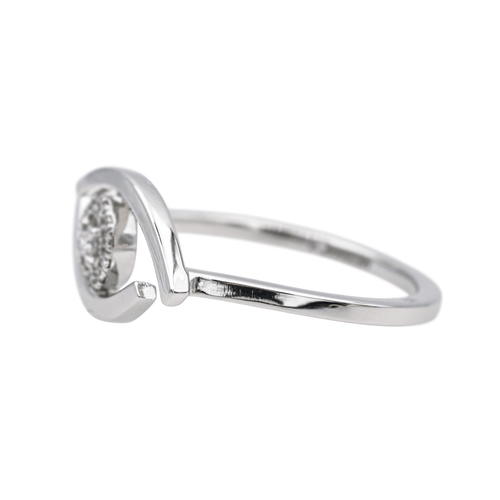 Bague 53.5 Messika Lucky Eye - Bague en or blanc et diamants 58 Facettes 4098659RV